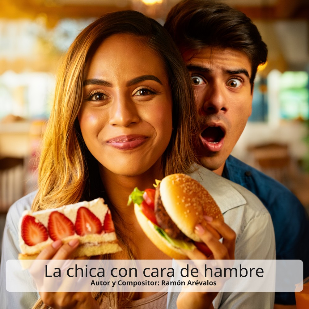 La chica con cara de hambre